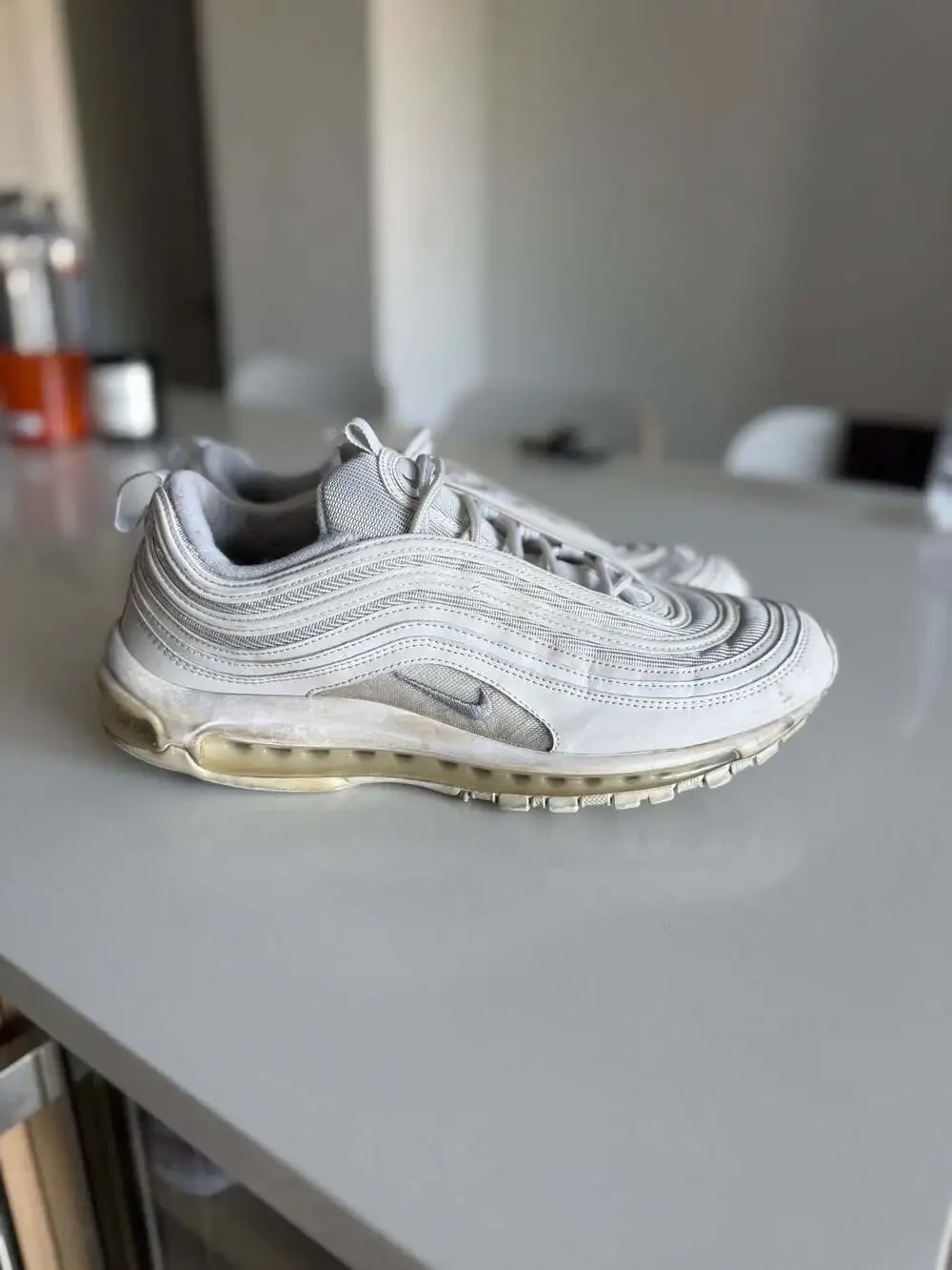 Nike Air Max 97 Triple White Wolf Grey 921826-101